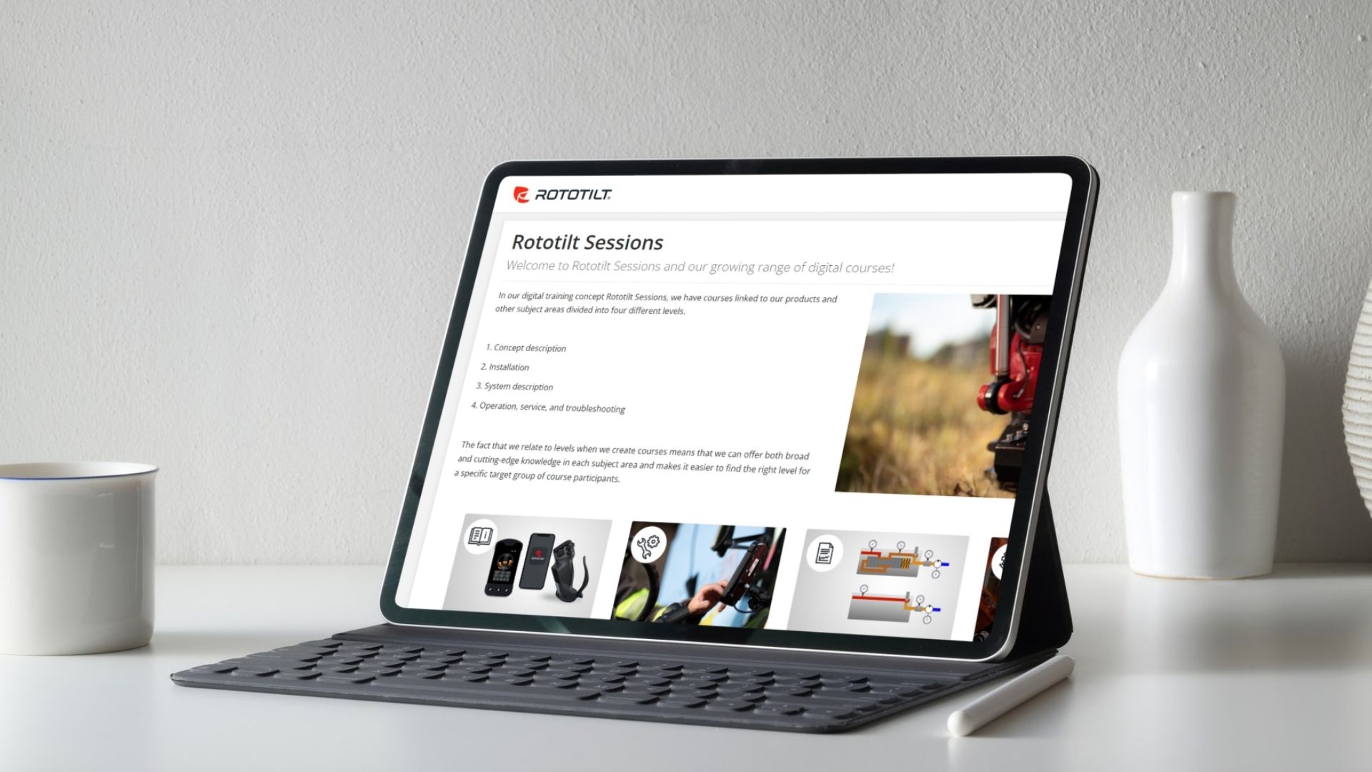 Rototilt lms lösning